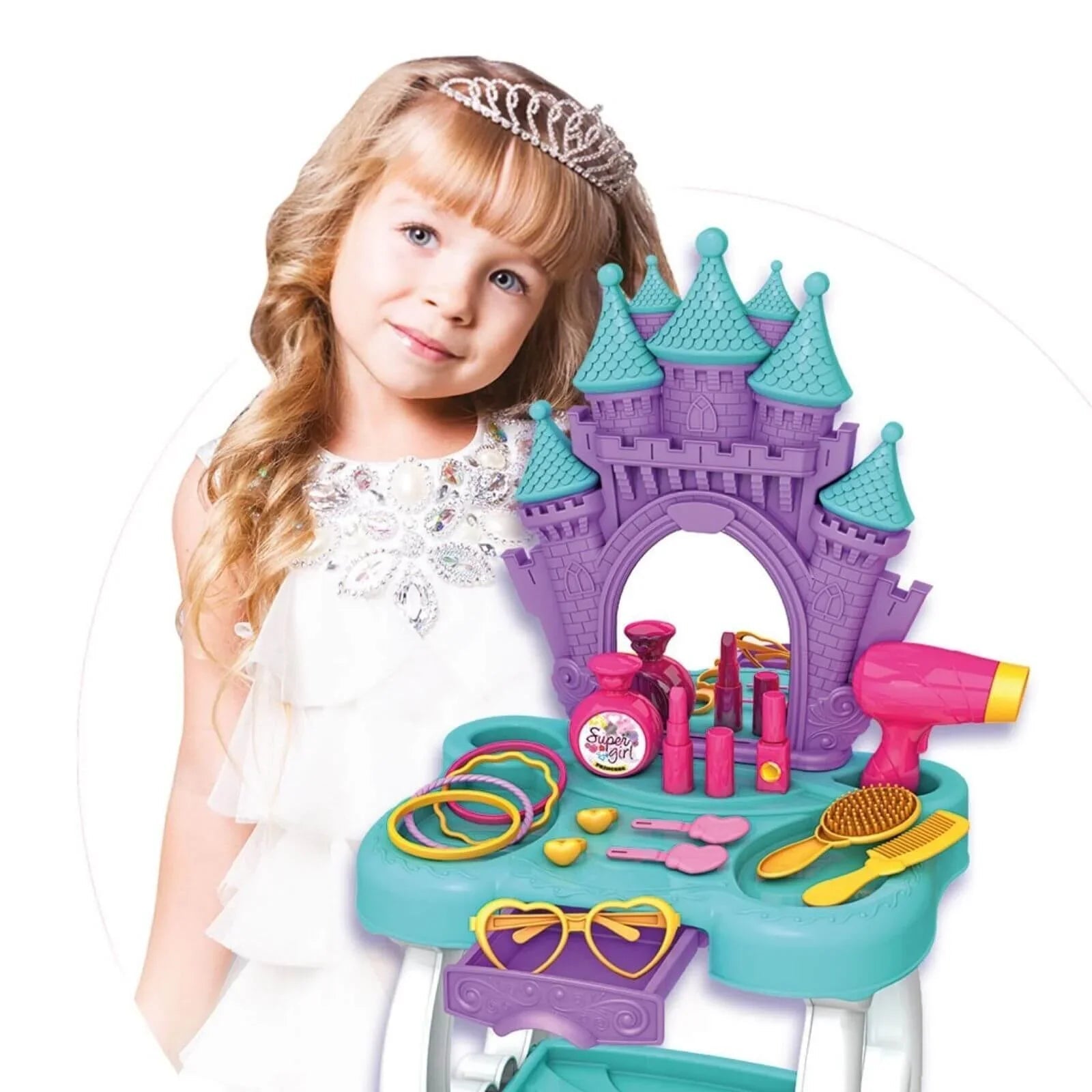 Dede Castle Beauty Table - mezetto ebebek ebebek