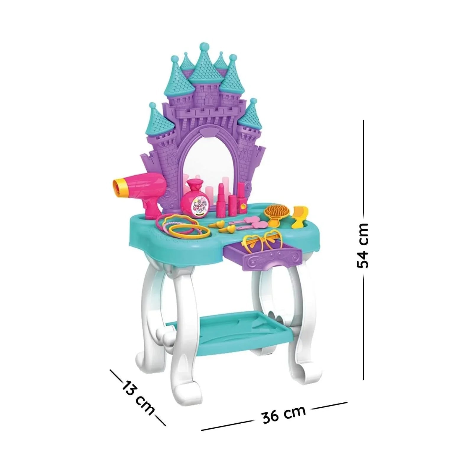 Dede Castle Beauty Table - mezetto ebebek ebebek