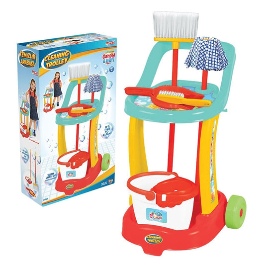 Dede Cleaning Trolley 9 pcs - mezetto ebebek ebebek