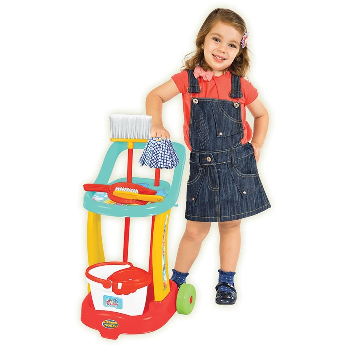 Dede Cleaning Trolley 9 pcs - mezetto ebebek ebebek