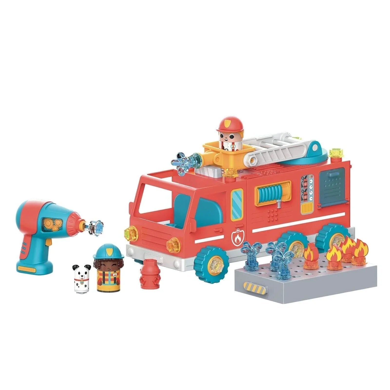 Design&Drill Bolt Buddies Fire Truck - mezetto ebebek ebebek