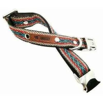 Designer Paws: Stylish Handcrafted Cotton Collar for Medium Dogs - mezetto