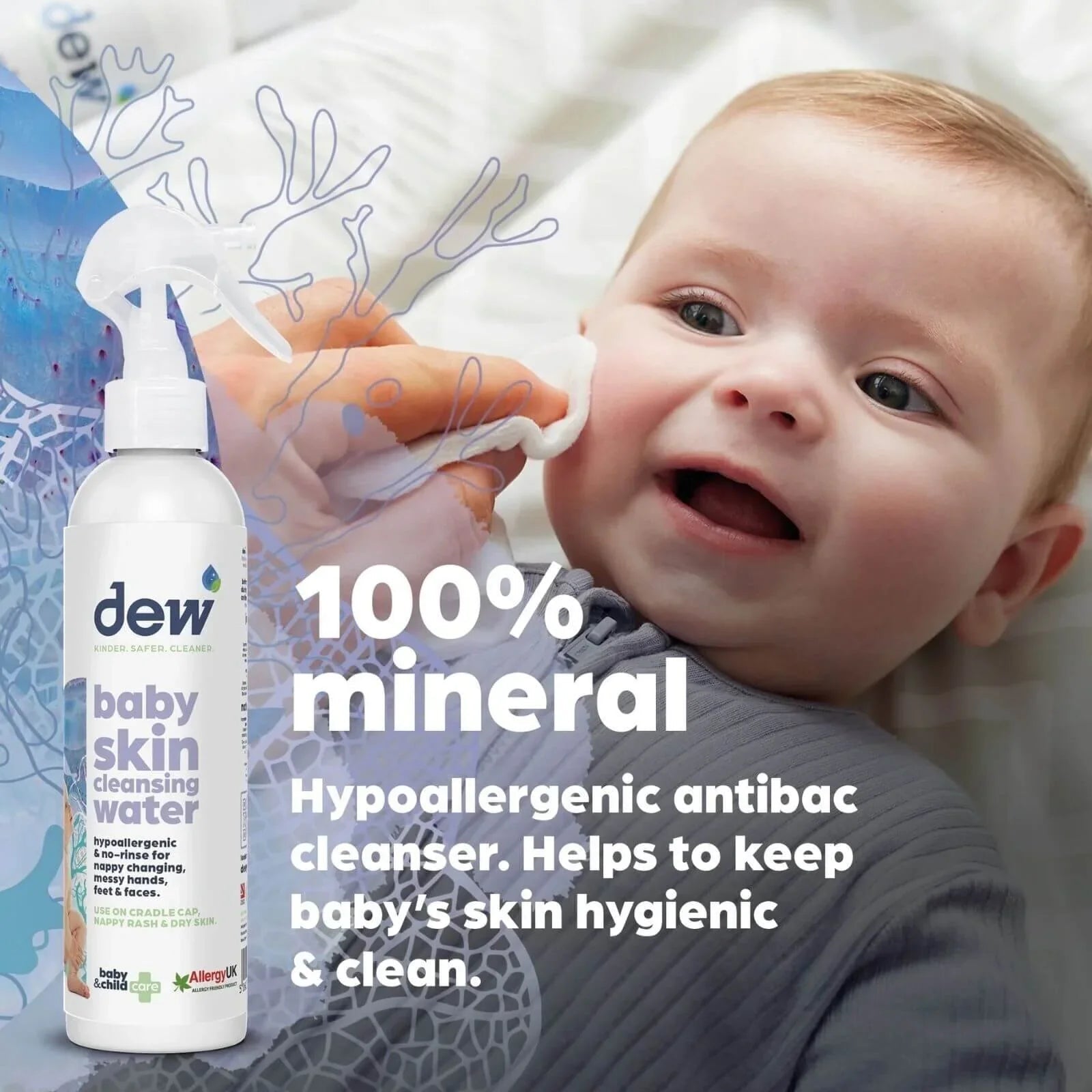 Dew Baby Skin Cleansing Water 500ml - mezetto ebebek ebebek