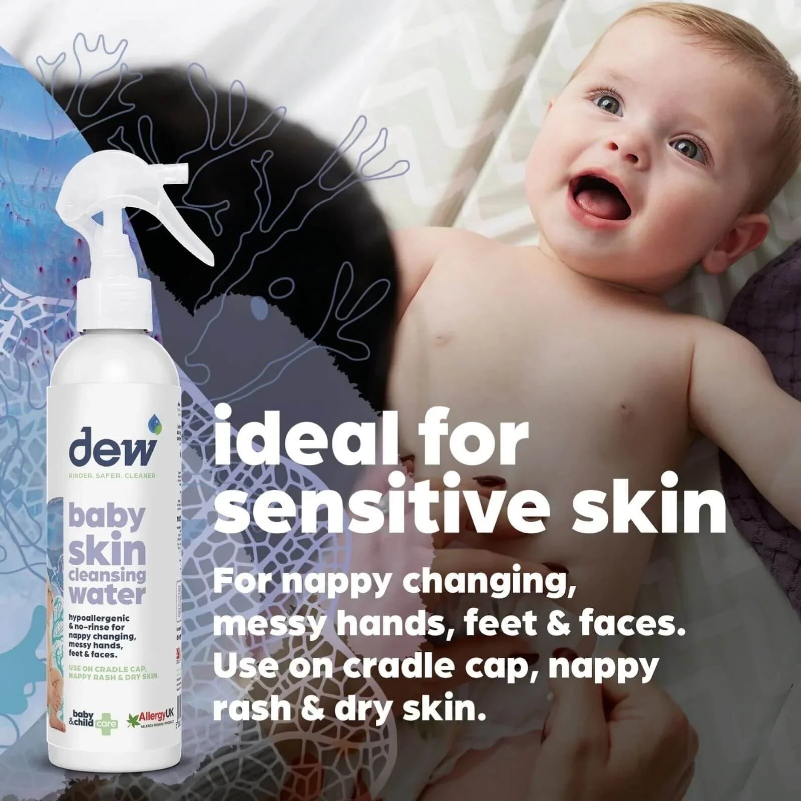 Dew Baby Skin Cleansing Water 500ml - mezetto ebebek ebebek