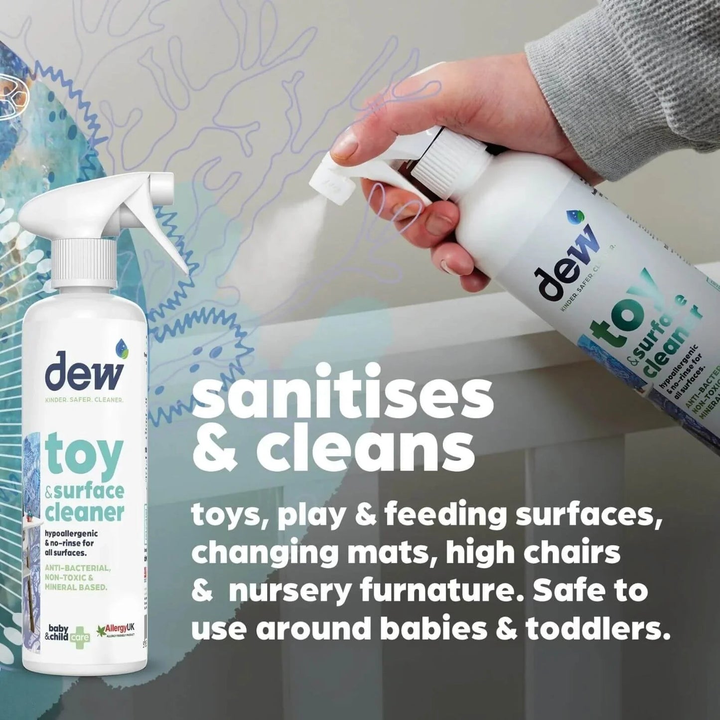 Dew Toy & Surface Cleaner 500ml - mezetto ebebek ebebek