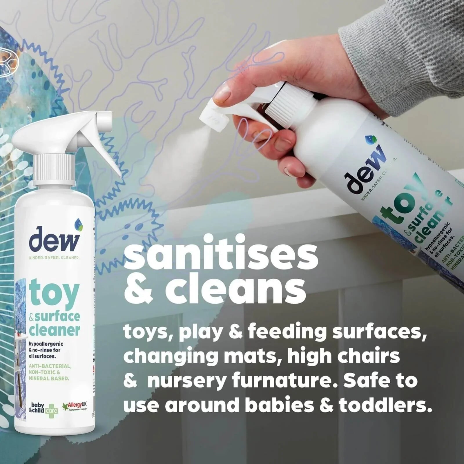 Dew Toy & Surface Cleaner 500ml - mezetto ebebek ebebek