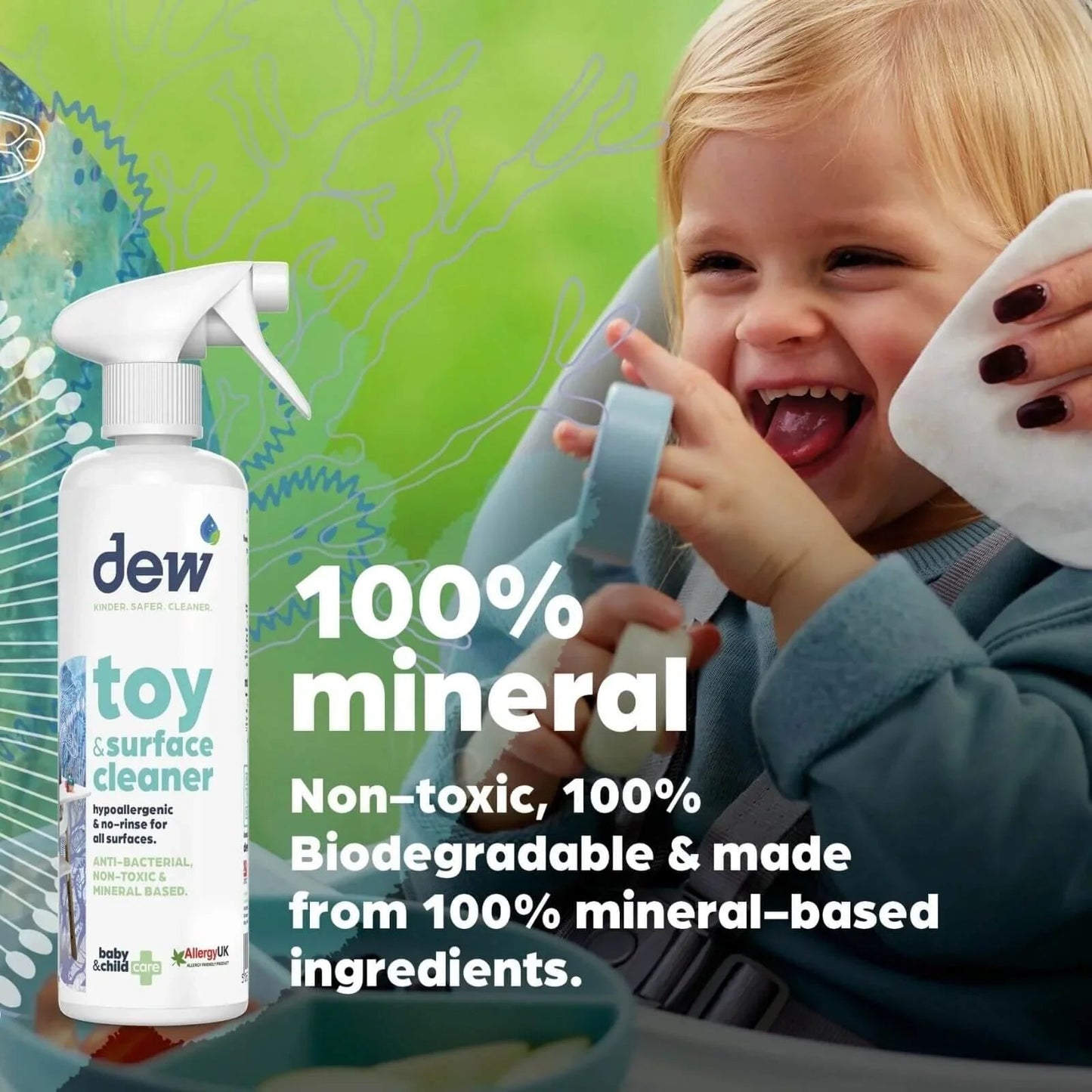 Dew Toy & Surface Cleaner 500ml - mezetto ebebek ebebek