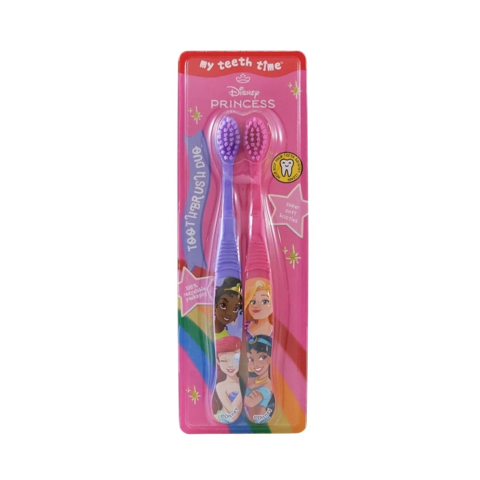 Disney Princess Toothbrushes Pack of 2 - mezetto ebebek ebebek