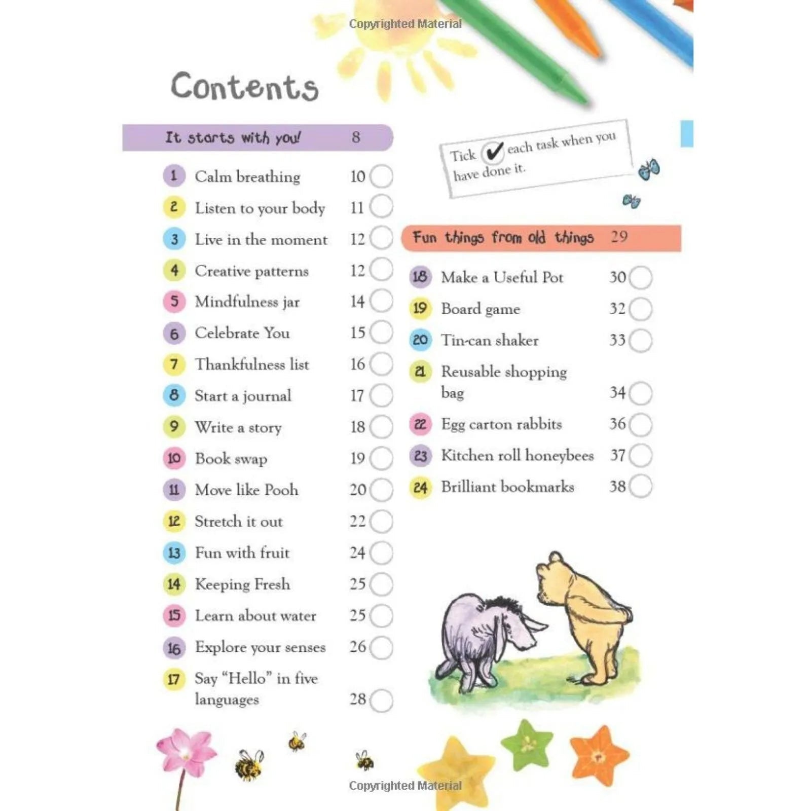 Disney Winnie the Pooh: 50 Things to Make the World a Better Place - mezetto ebebek ebebek