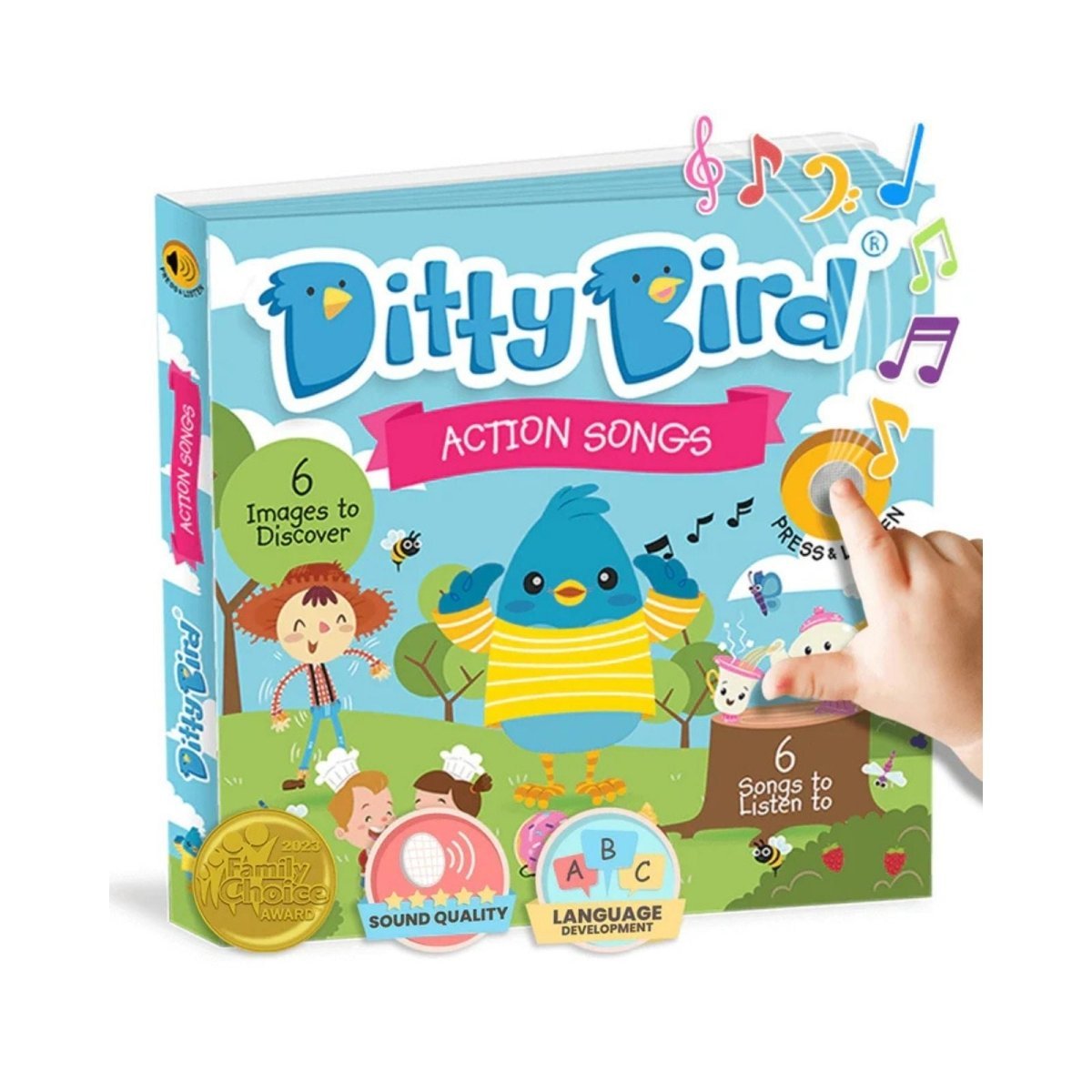 Ditty Bird Action Songs Book - mezetto ebebek ebebek