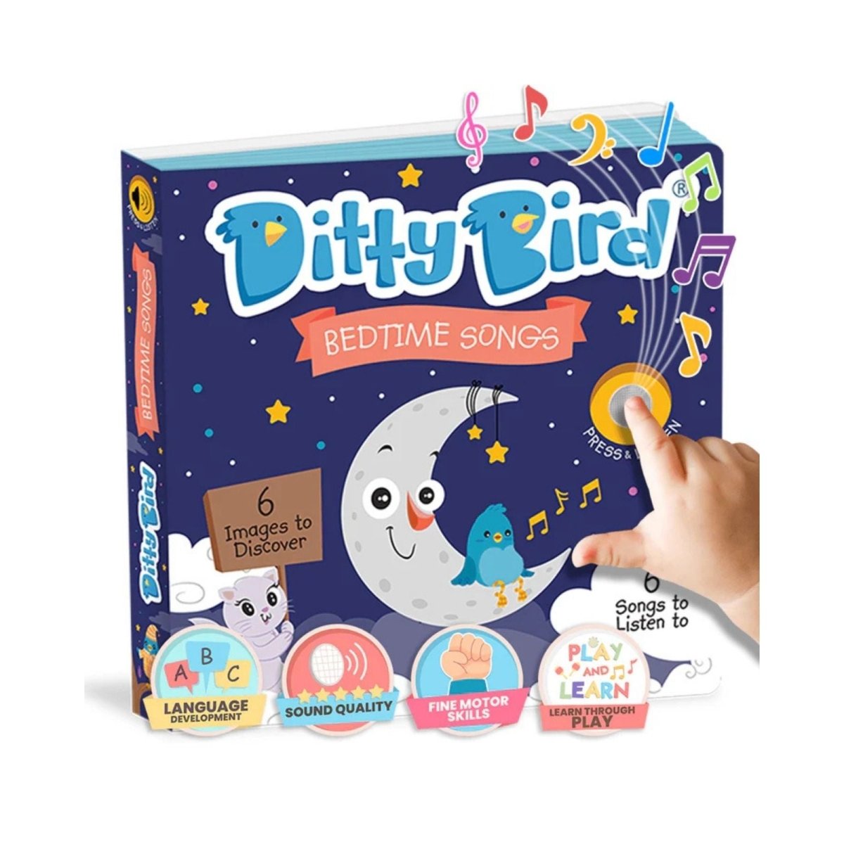 Ditty Bird Bedtime Songs Book - mezetto ebebek ebebek