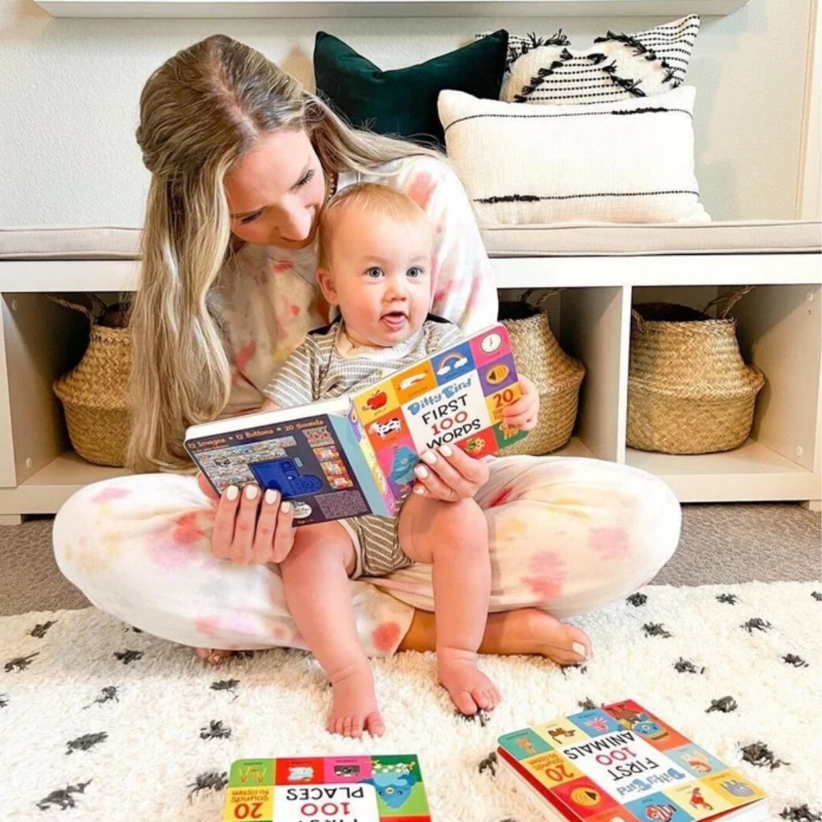 Ditty Bird First 100 Places Book - mezetto ebebek ebebek