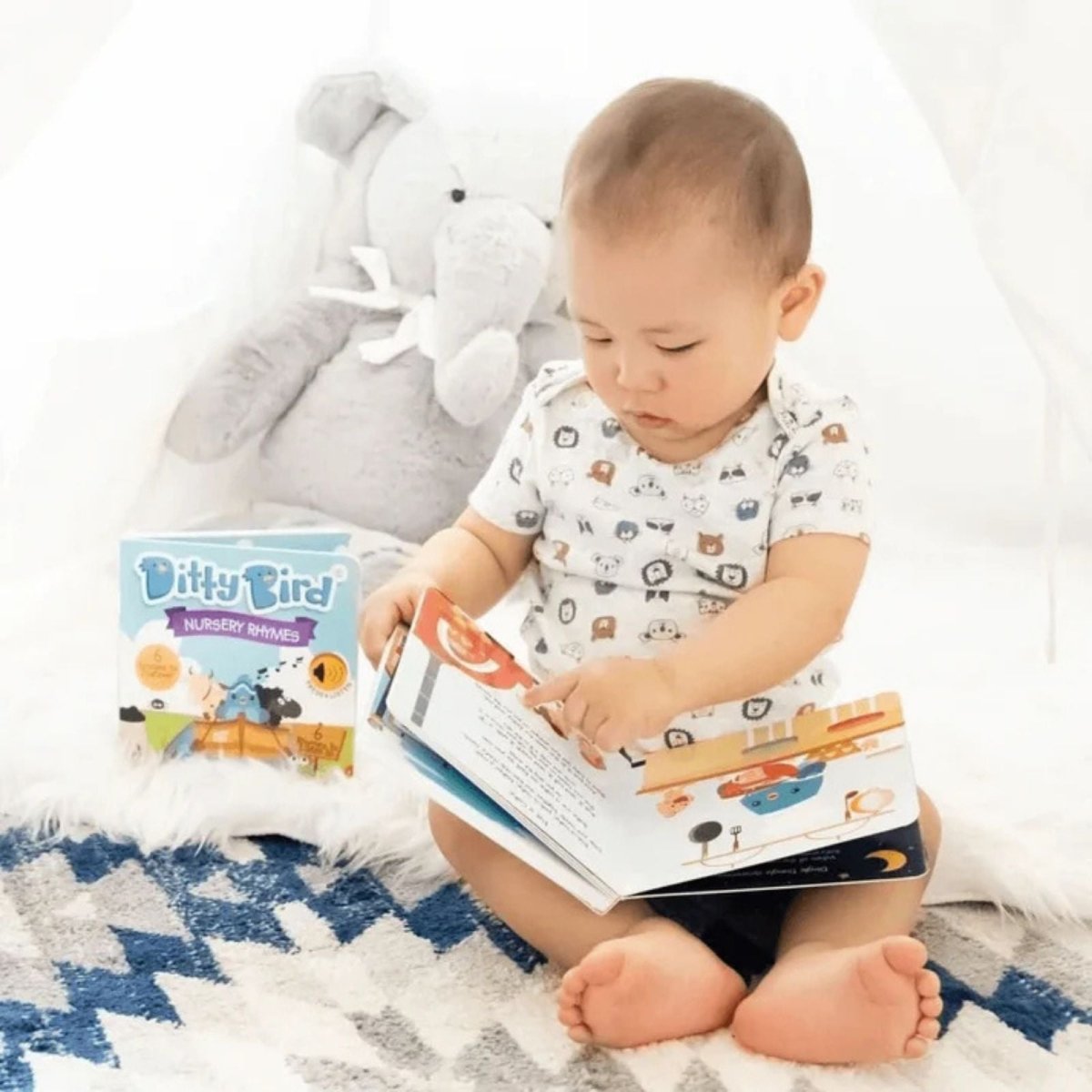 Ditty Bird Nursery Rhymes Book - mezetto ebebek ebebek