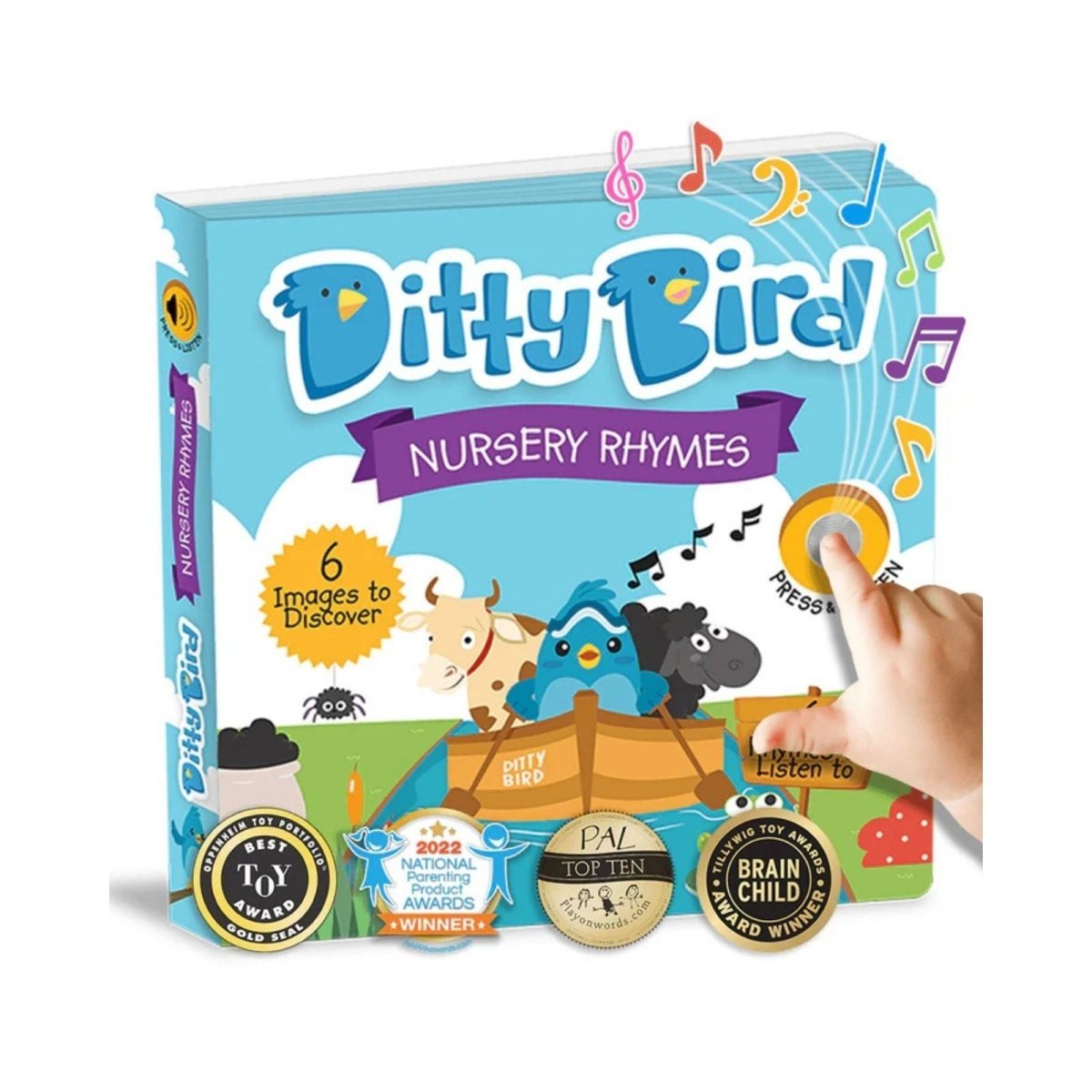 Ditty Bird Nursery Rhymes Book - mezetto ebebek ebebek
