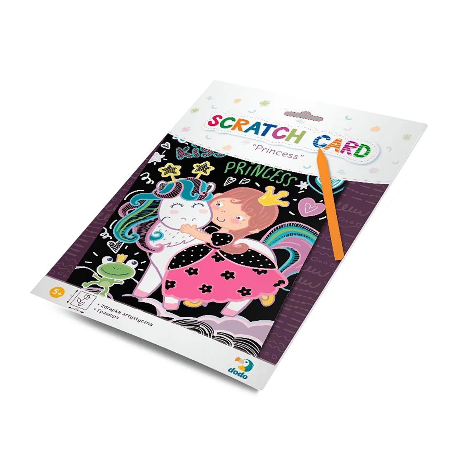 Dodo Scratch Card Princess - mezetto ebebek ebebek