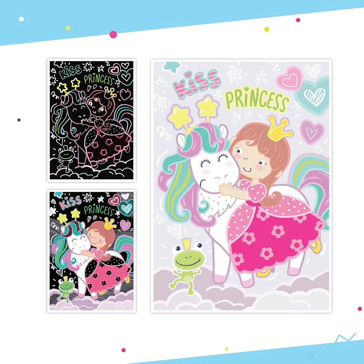 Dodo Scratch Card Princess - mezetto ebebek ebebek