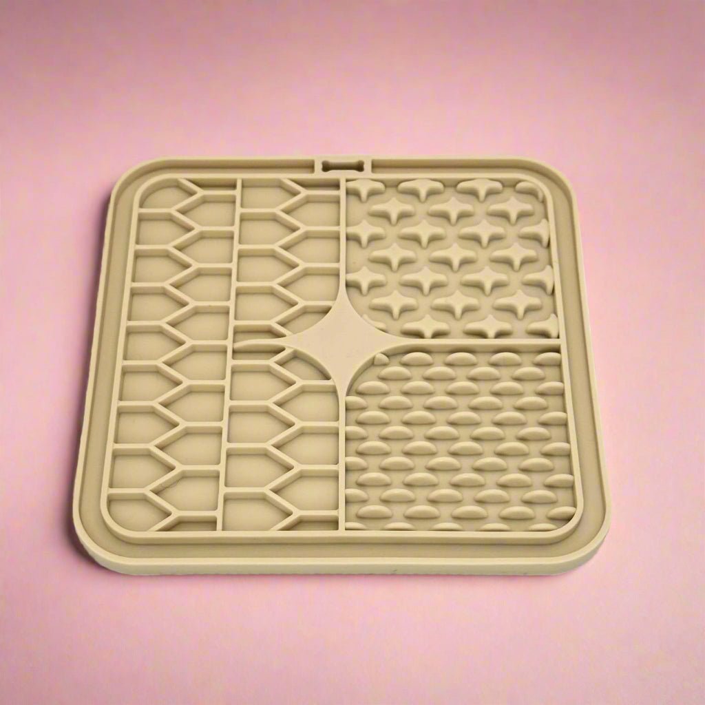 Dog Lick Mat - Cream - mezetto PupClub Couture PupClub Couture