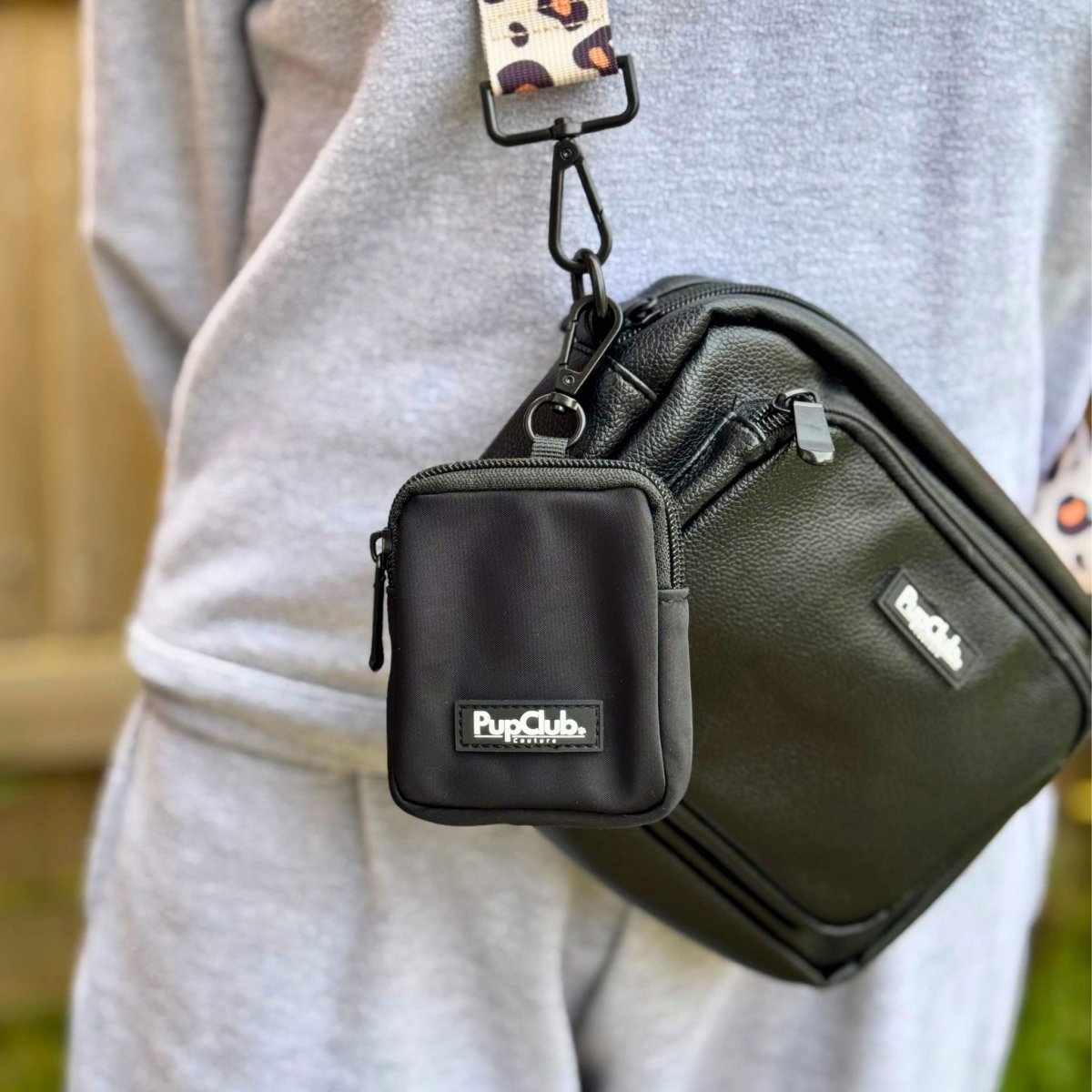 Dog Treat Pouch - Black - mezetto PupClub Couture PupClub Couture
