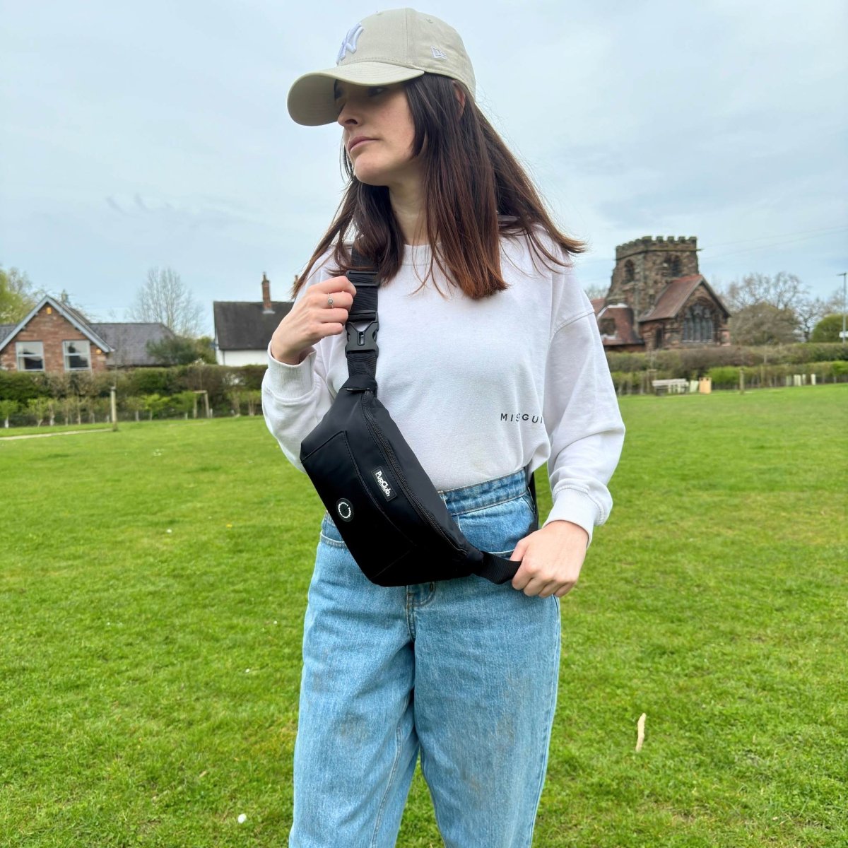 Dog Walking Bum Bag - Black - mezetto PupClub Couture PupClub Couture