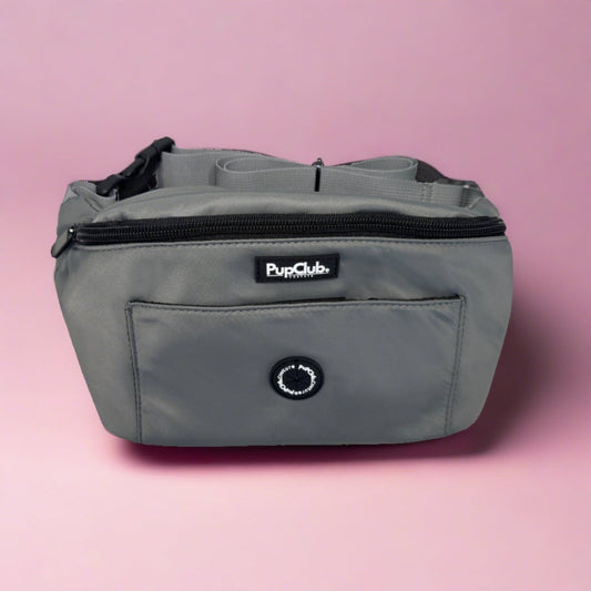 Dog Walking Bum Bag - Grey - mezetto PupClub Couture PupClub Couture