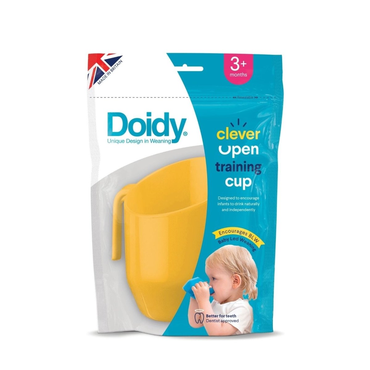 Doidy Cup - Yellow - mezetto ebebek ebebek