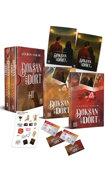 Doksan Artı Dört 1-2 Kutulu Set (Ciltli) - Athica Yayınları Kitap