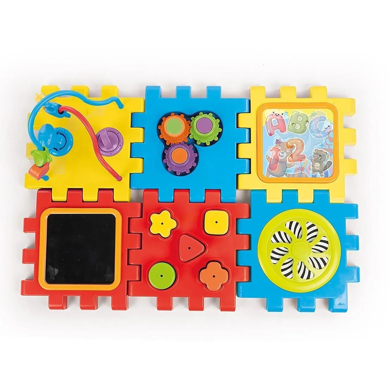 Dolu 2 - in - 1 Educational Cube And Puzzle - mezetto ebebek ebebek