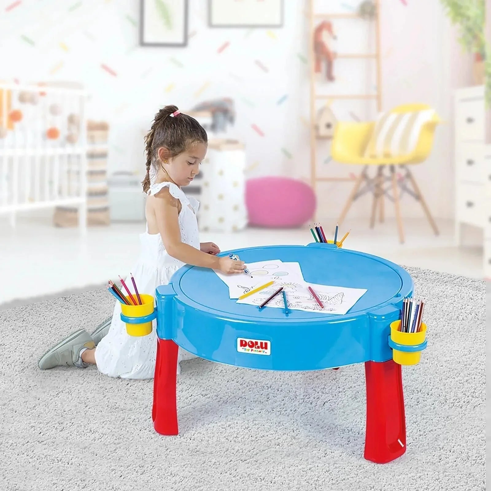 Dolu 3 - in - 1 Activity Play Table - mezetto ebebek ebebek