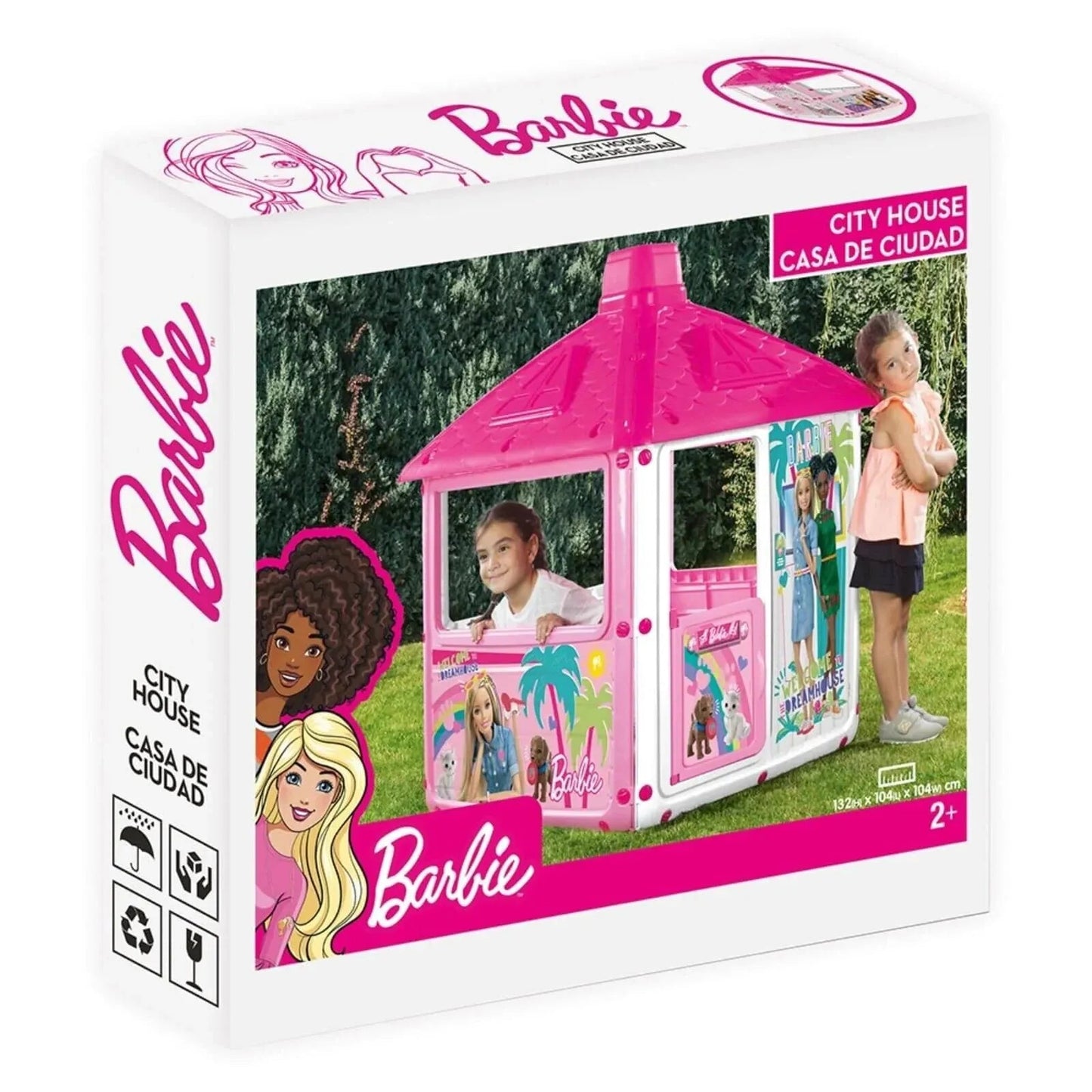 Dolu Barbie Playhouse 135x104x104cm - mezetto ebebek ebebek