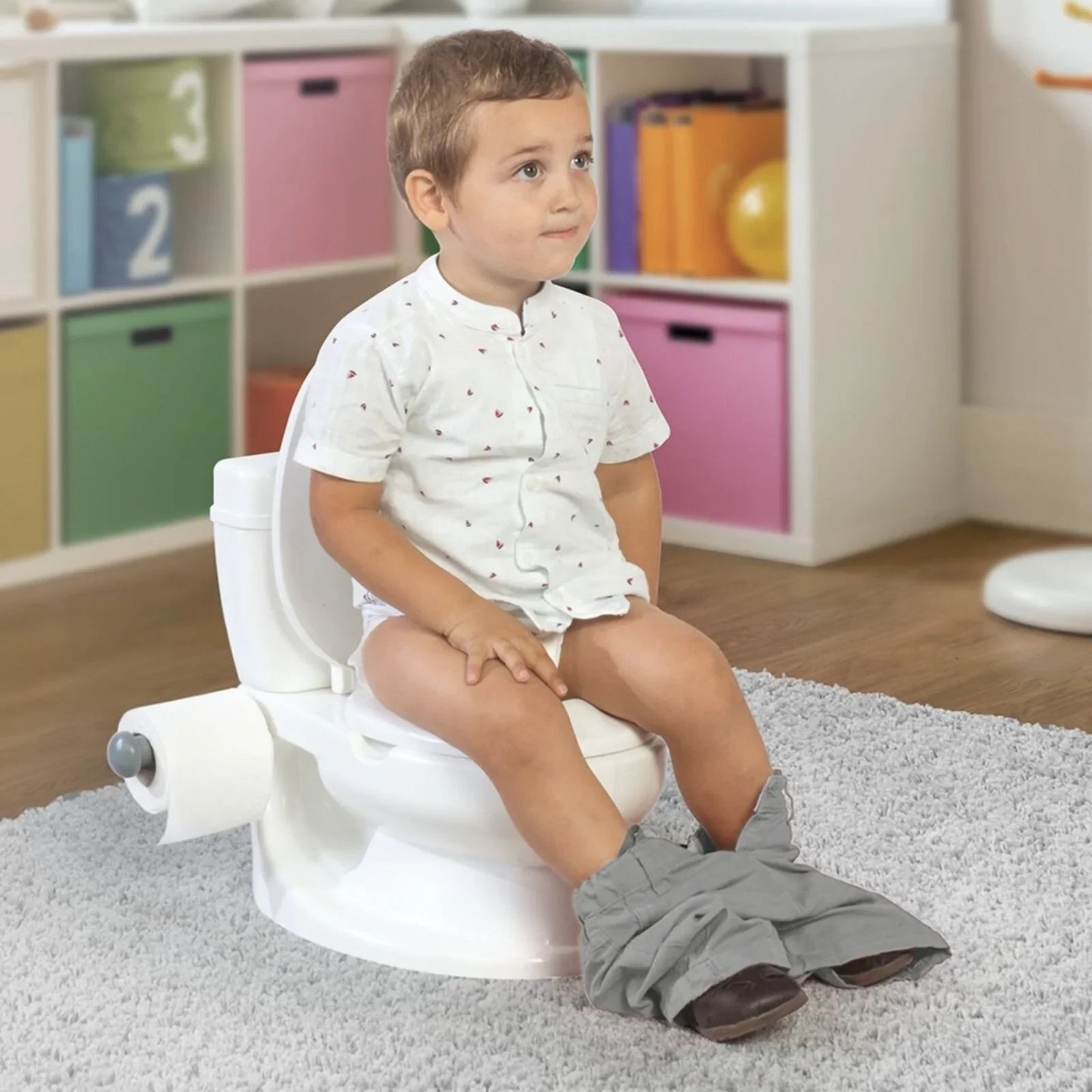 Dolu Educational Baby Potty 18+ months - White - mezetto ebebek ebebek
