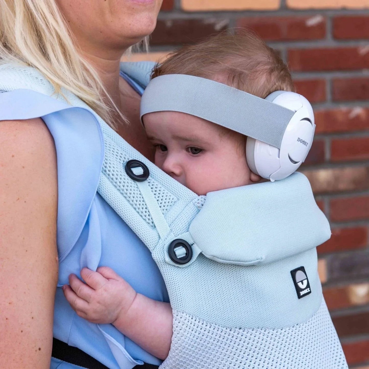 Dooky Baby Ear Protection 0 - 3 years - White - mezetto ebebek ebebek