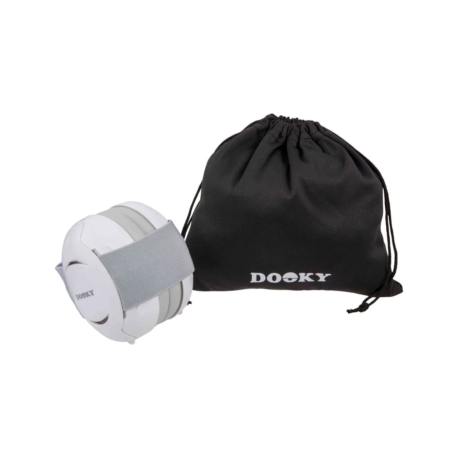 Dooky Baby Ear Protection 0 - 3 years - White - mezetto ebebek ebebek