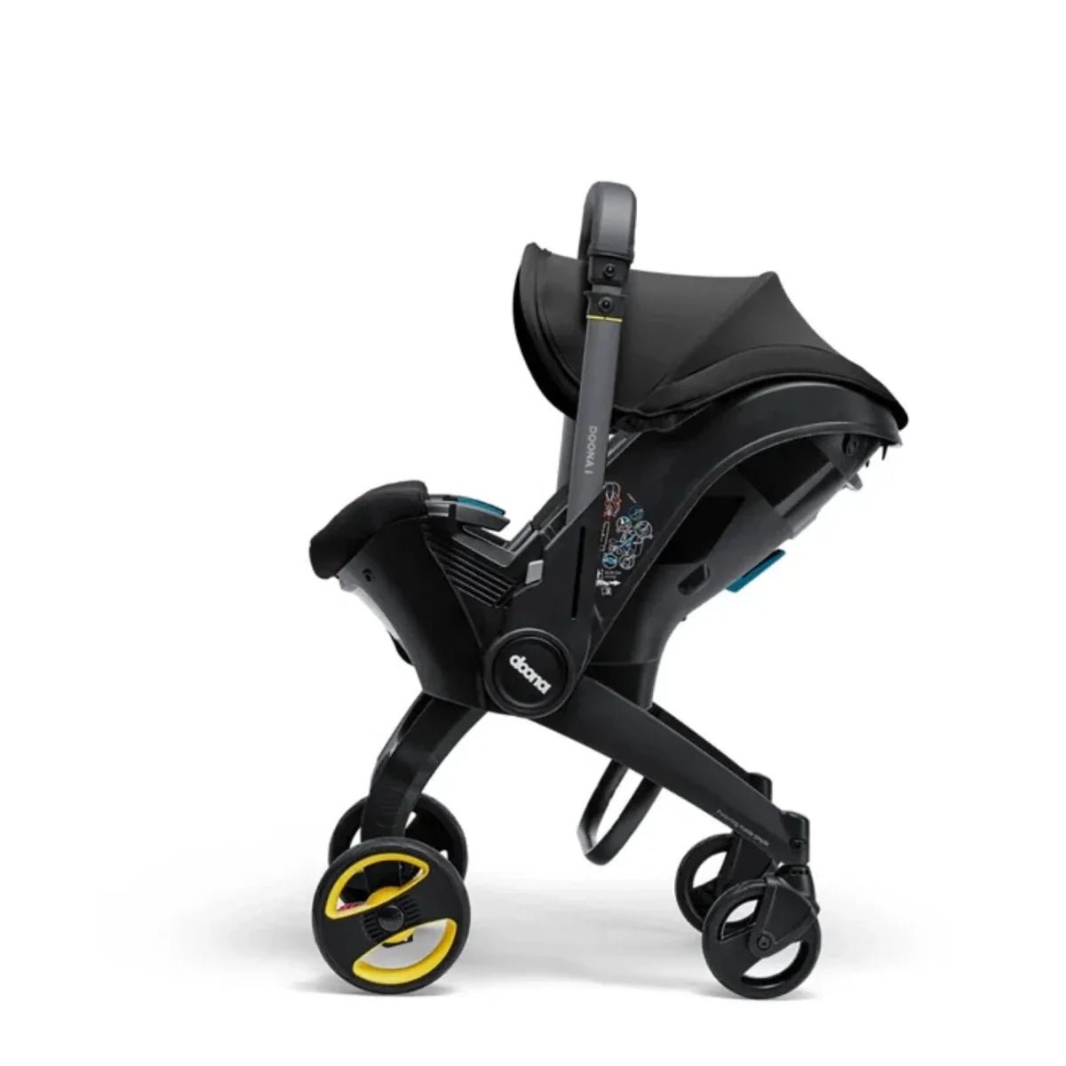 Doona i Infant Car Seat & Stroller - Nitro Black - mezetto ebebek ebebek