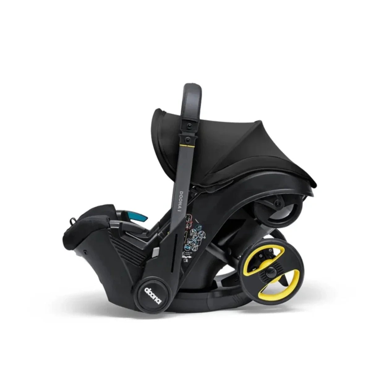 Doona i Infant Car Seat & Stroller - Nitro Black - mezetto ebebek ebebek
