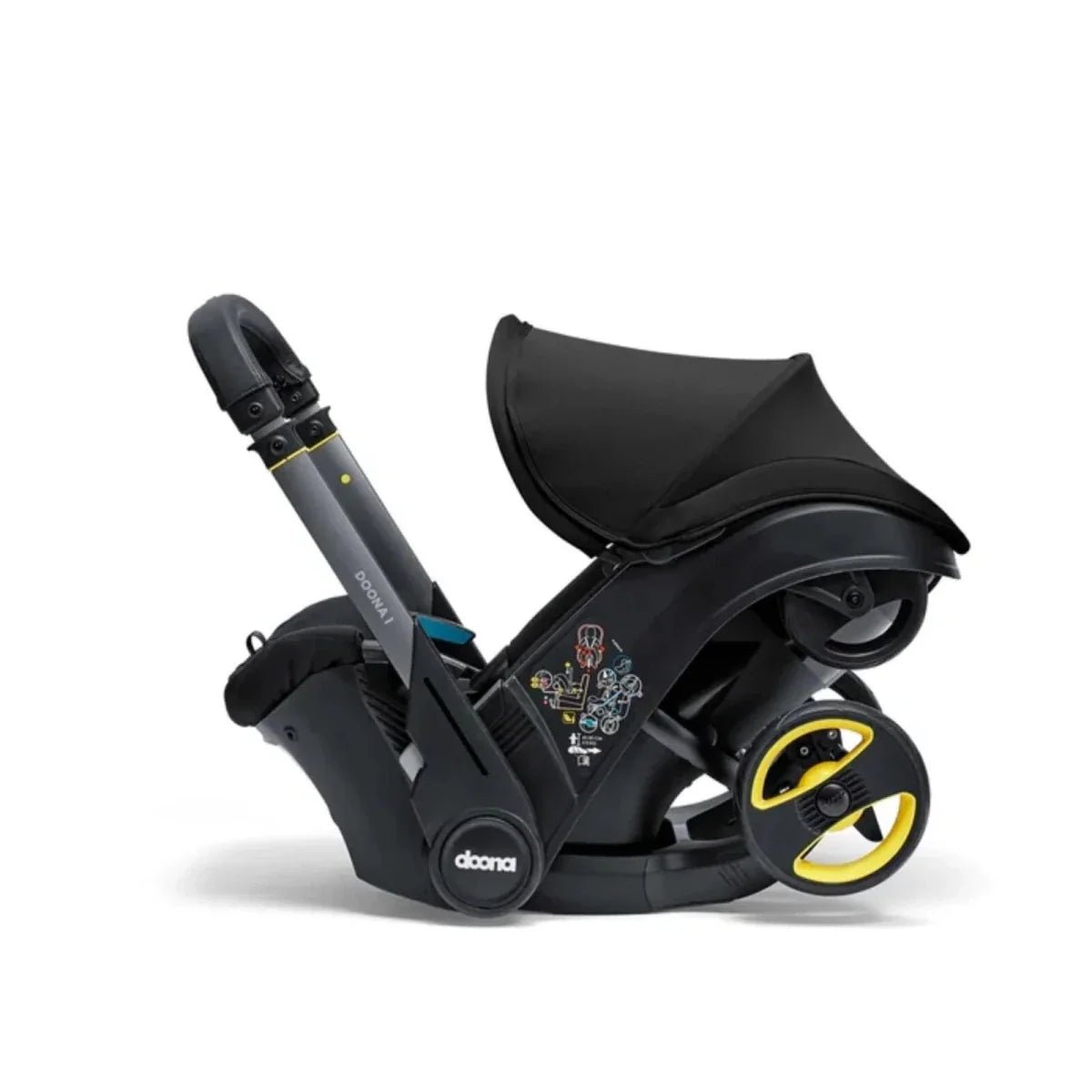 Doona i Infant Car Seat & Stroller - Nitro Black - mezetto ebebek ebebek