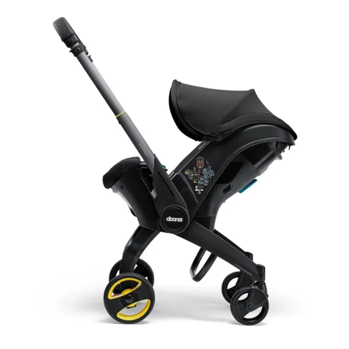 Doona i Infant Car Seat & Stroller - Nitro Black - mezetto ebebek ebebek