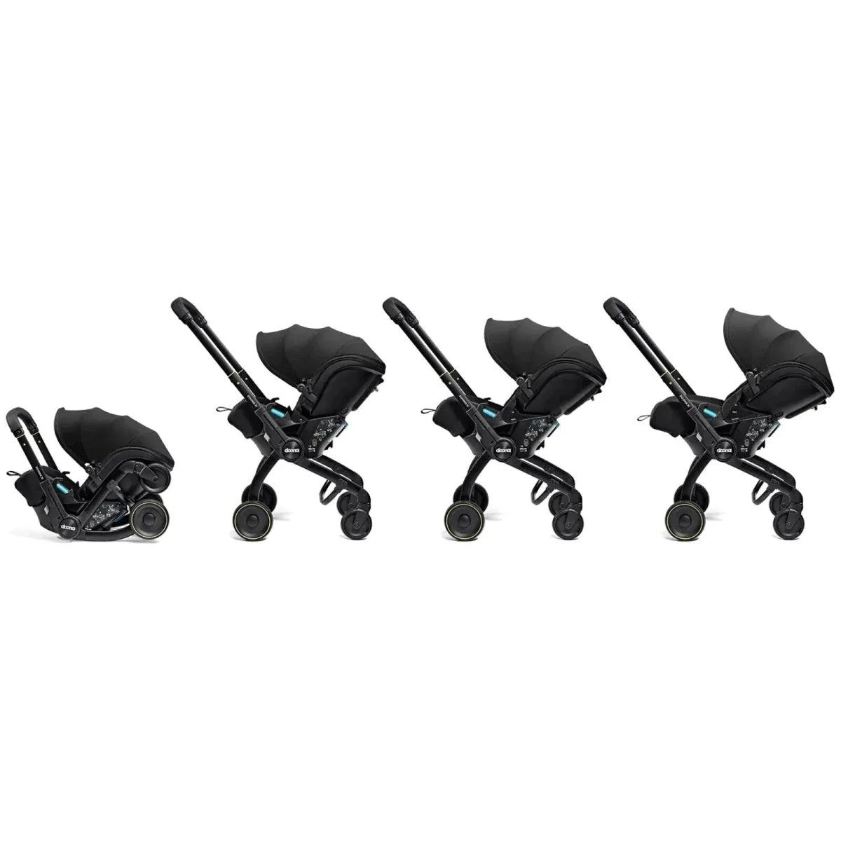 Doona X Infant Car Seat & Stroller - Nitro Black - mezetto ebebek ebebek