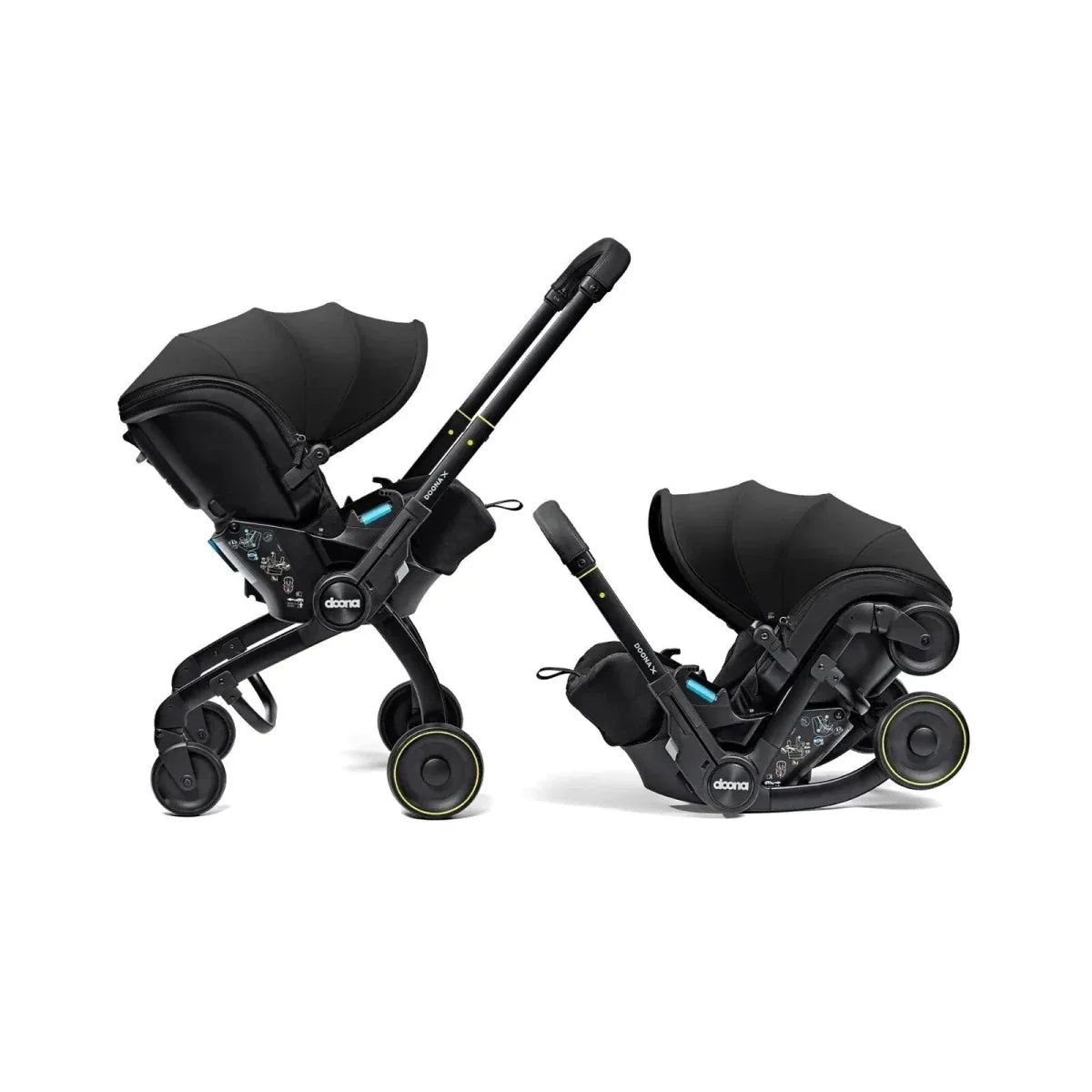 Doona X Infant Car Seat & Stroller - Nitro Black - mezetto ebebek ebebek