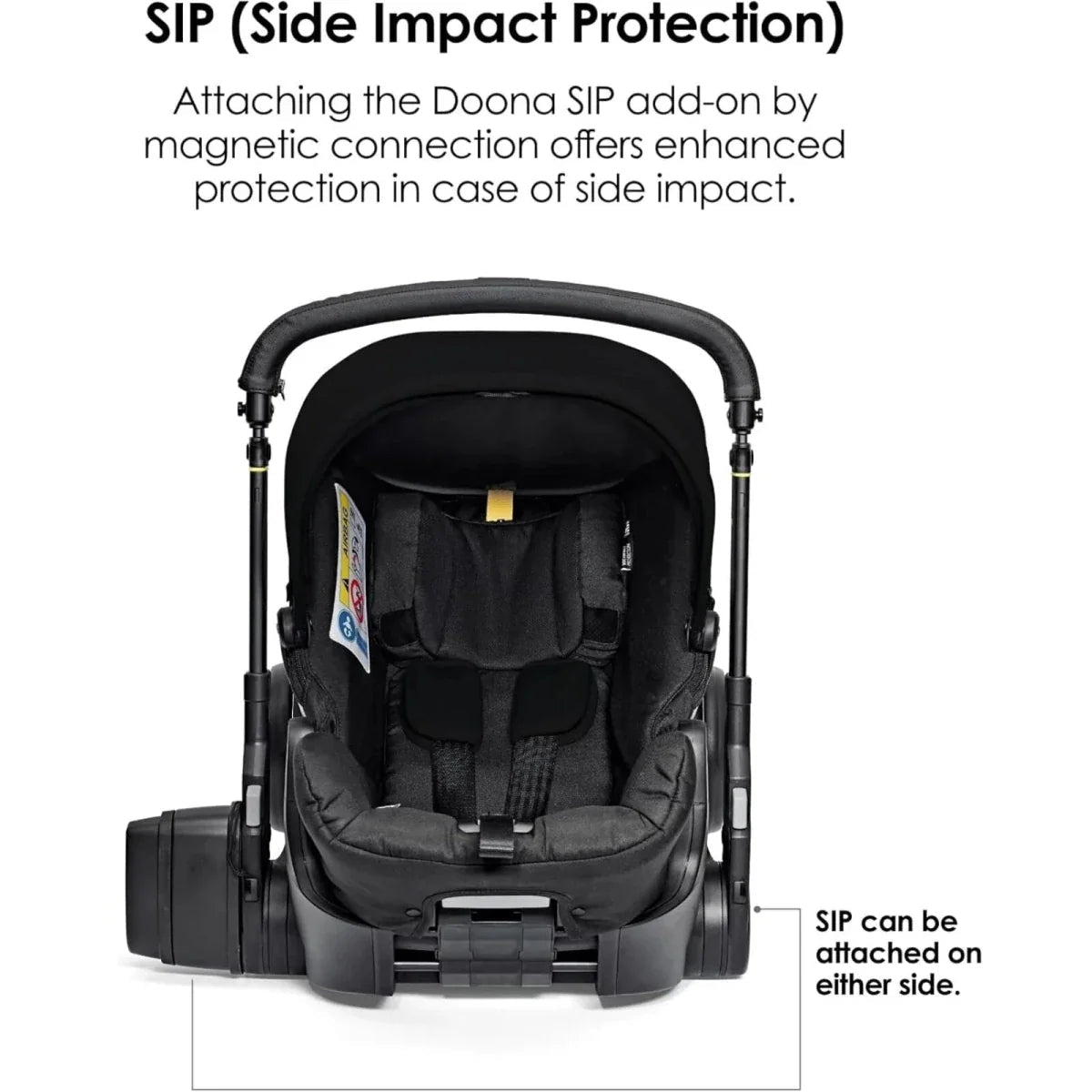 Doona X Infant Car Seat & Stroller - Nitro Black - mezetto ebebek ebebek