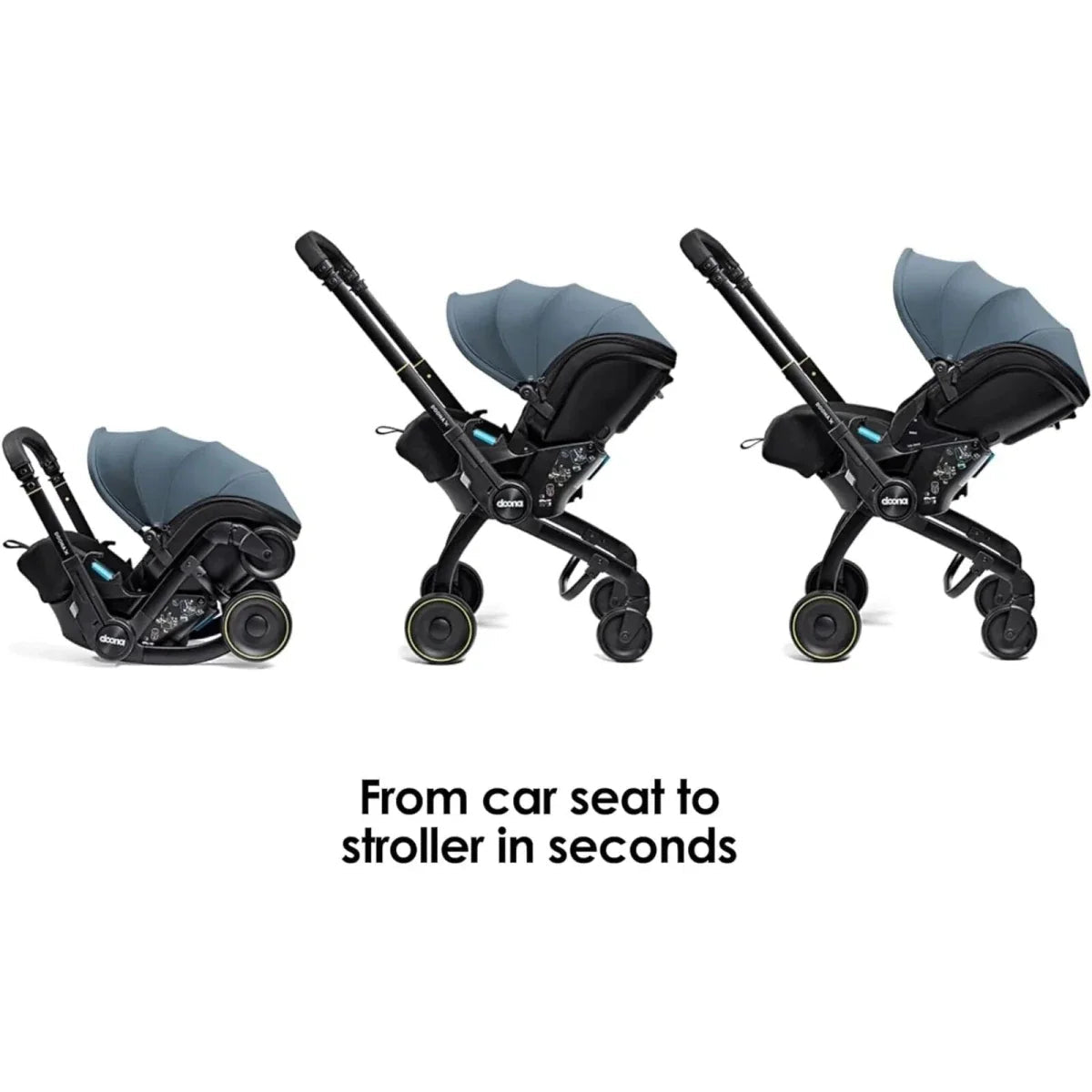 Doona X Infant Car Seat & Stroller - Ocean Blue - mezetto ebebek ebebek