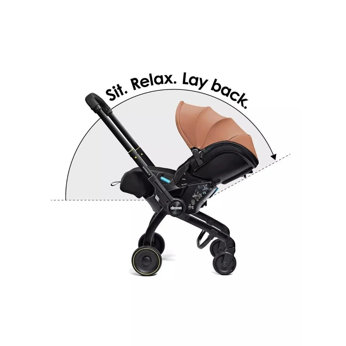 Doona X Infant Car Seat & Stroller - Terracota - mezetto ebebek ebebek