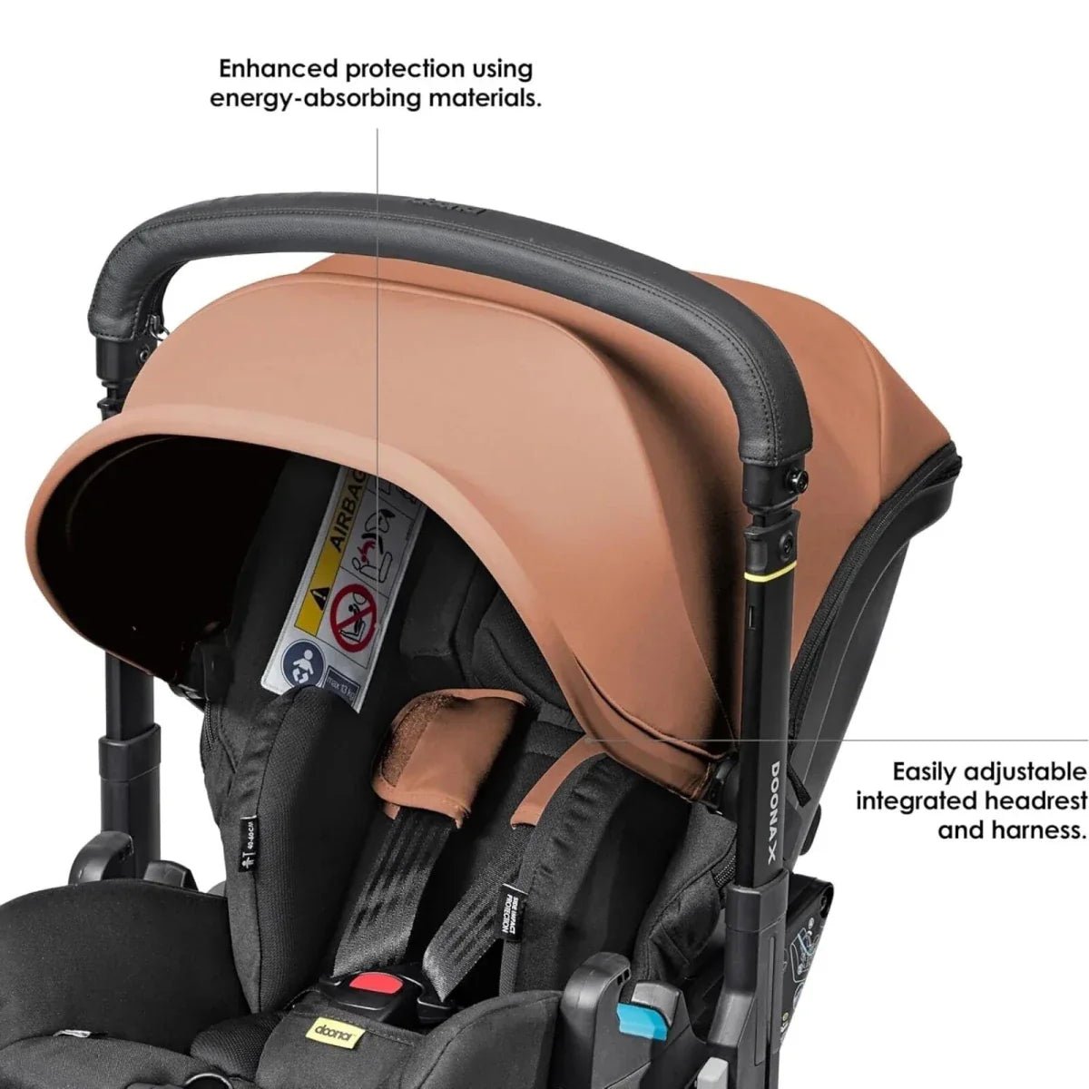 Doona X Infant Car Seat & Stroller - Terracota - mezetto ebebek ebebek