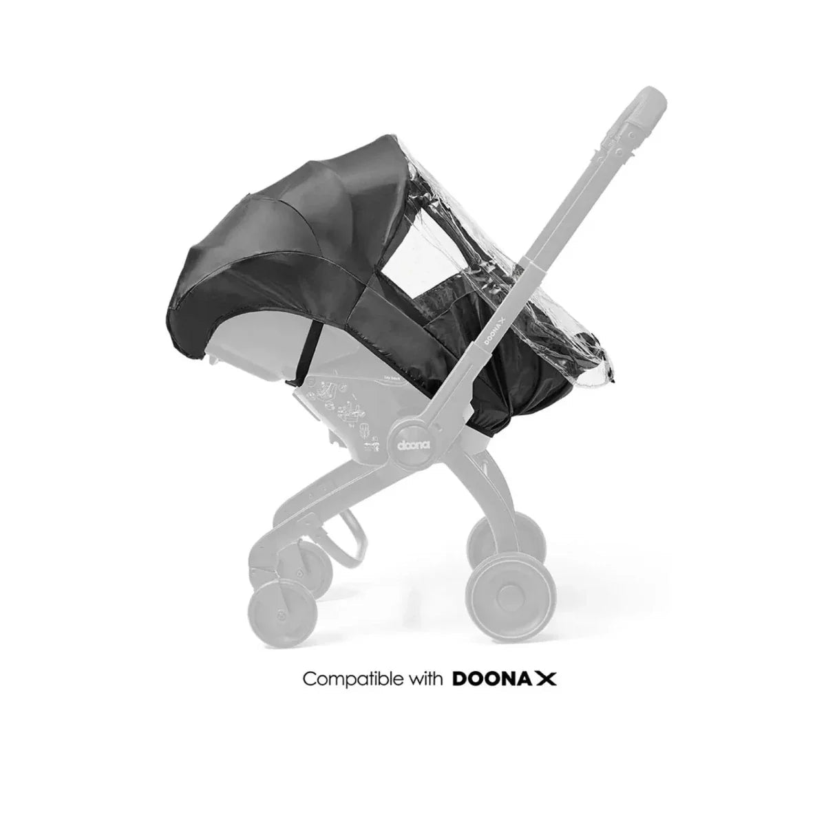 Doona X Raincover - Black - mezetto ebebek ebebek