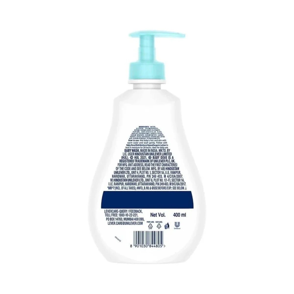 Dove Baby Head to Toe Sensitive Wash 200ml - mezetto ebebek ebebek