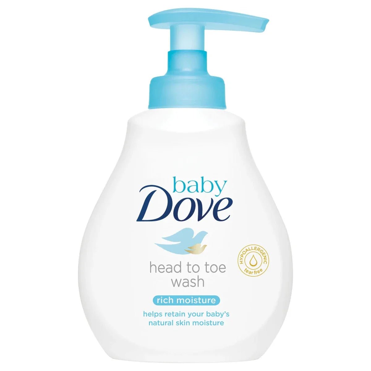 Dove Baby Rich Moisture Head to Toe Wash 200ml - mezetto ebebek ebebek