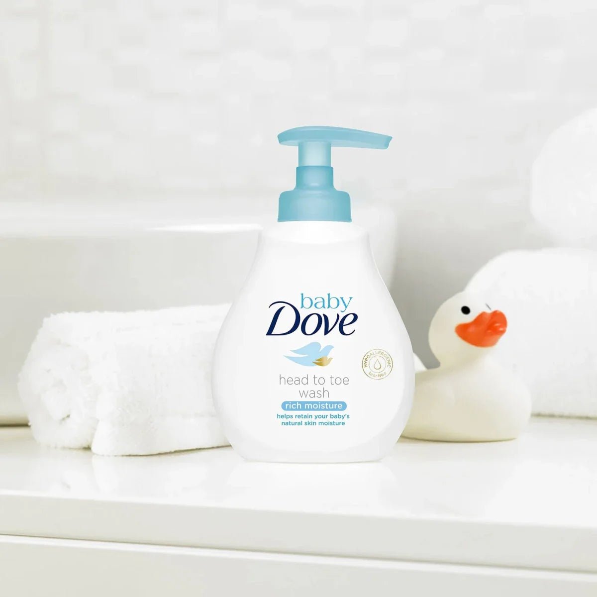 Dove Baby Rich Moisture Head to Toe Wash 200ml - mezetto ebebek ebebek