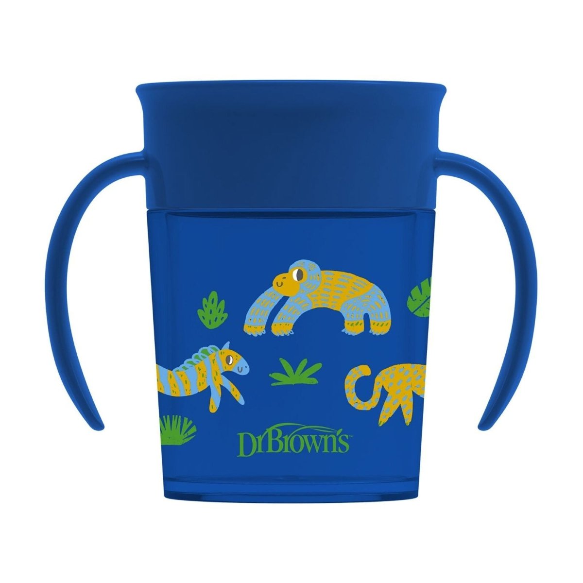 Dr. Brown's 360 Spoutless Transition Cup 300ml - Blue - mezetto ebebek ebebek