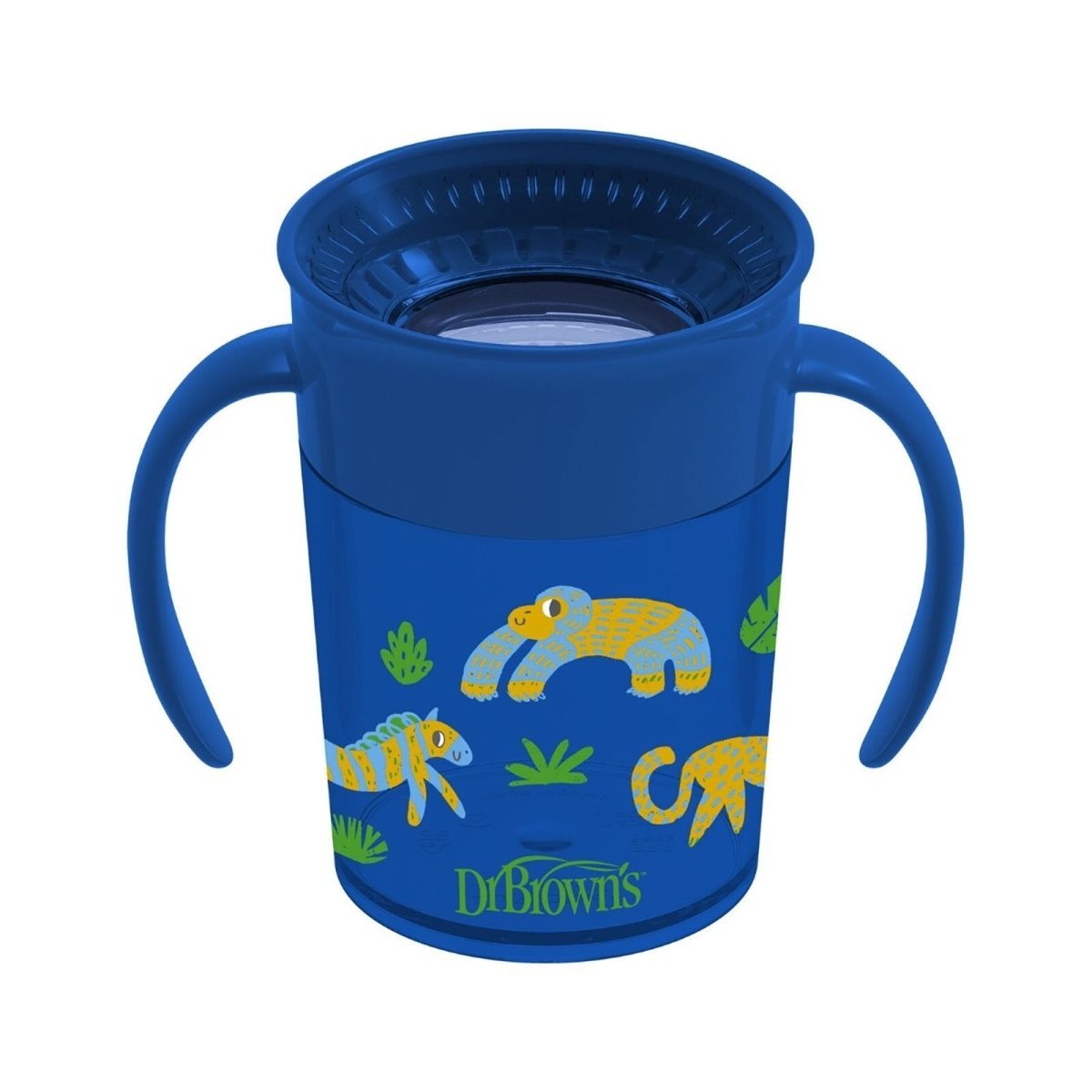 Dr. Brown's 360 Spoutless Transition Cup 300ml - Blue - mezetto ebebek ebebek