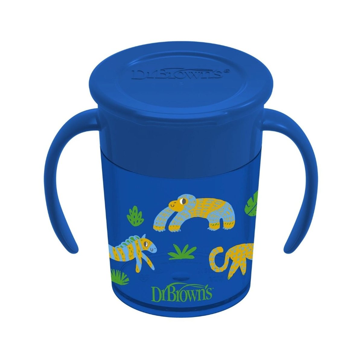Dr. Brown's 360 Spoutless Transition Cup 300ml - Blue - mezetto ebebek ebebek