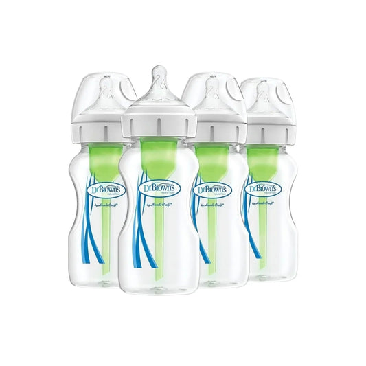 Dr. Brown's Options+ Anti - Colic Baby Bottles 270ml Pack of 4 - mezetto ebebek ebebek